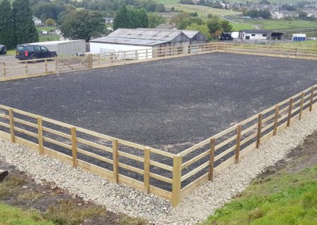 40m x 20m Outdoor Horse Arena – Bacup